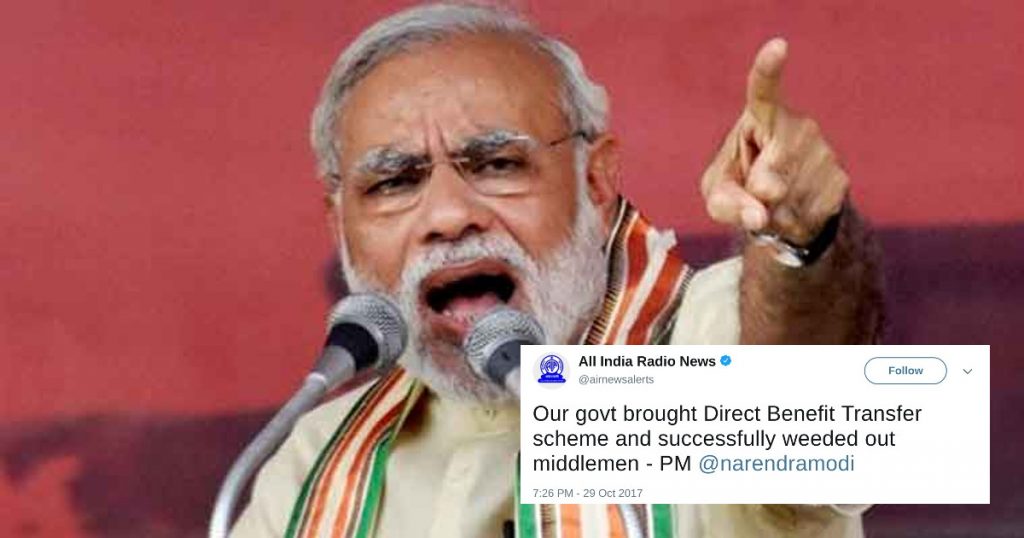 Fact-check: Was the Direct Benefit Transfer scheme started by NDA Govt as claimed by PM Modi?