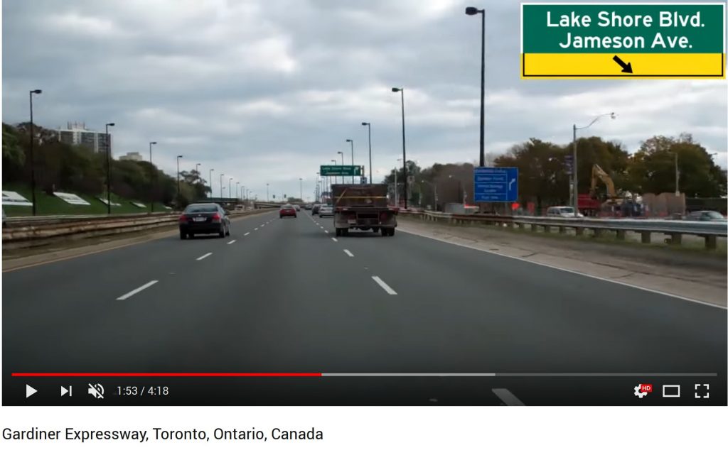 Gardiner Expressway video