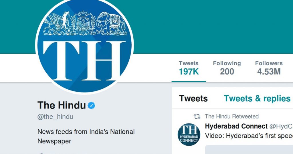 The Hindu ‘unfiltered’ by Twitter after Alt News raises the issue