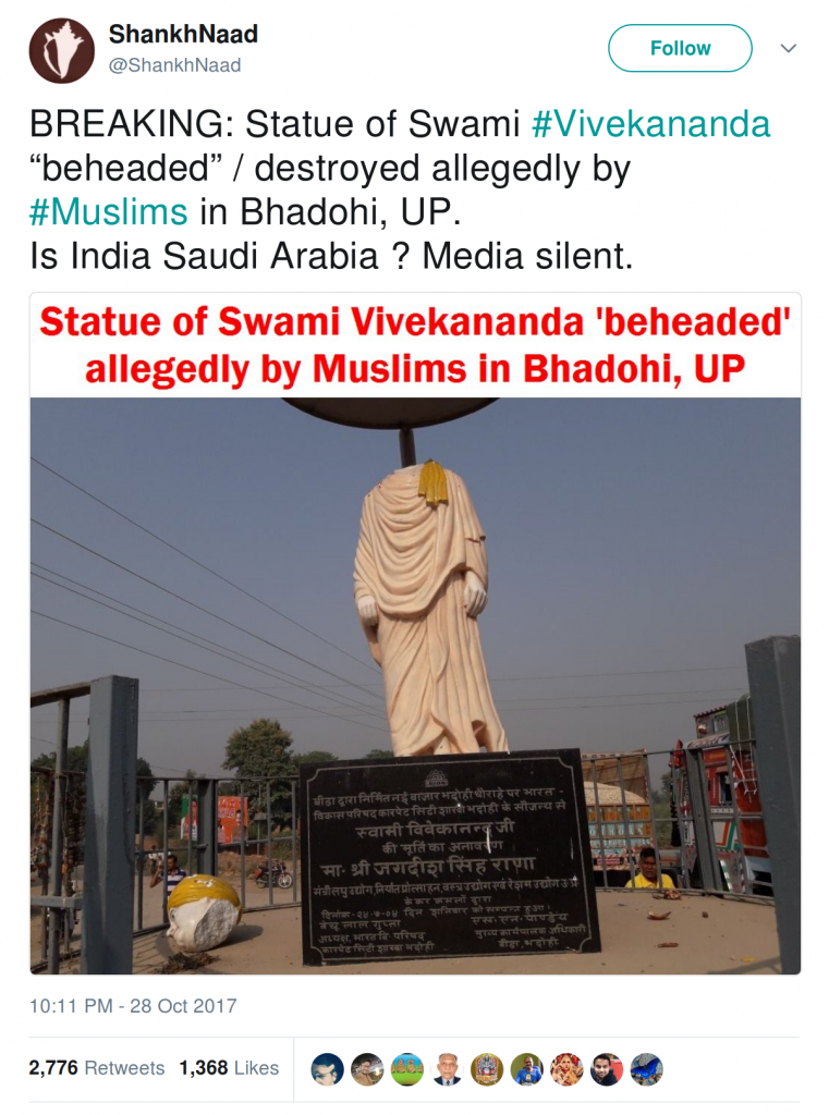 Shankhnaad Vivekananda Statue
