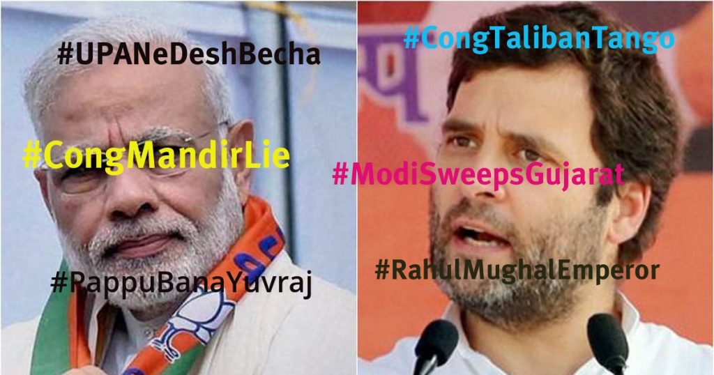 Media bias in Gujarat elections: An analysis of hashtags used by TV Channels