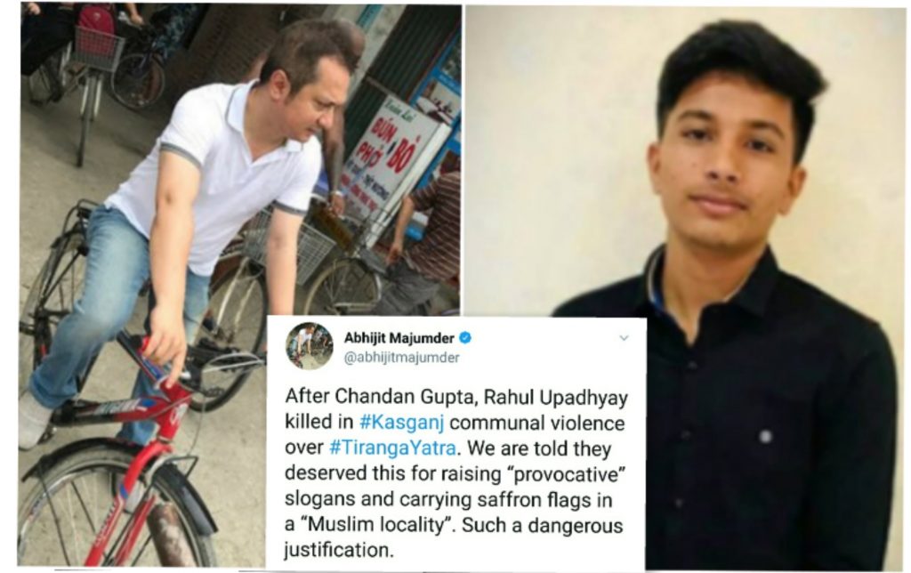 Mail Today editor Abhijit Majumder spreads fake news on Kasganj violence