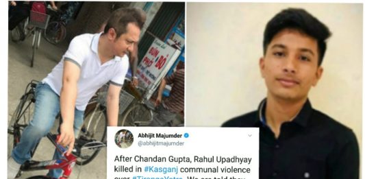 Mail Today editor Abhijit Majumder spreads fake news on Kasganj violence