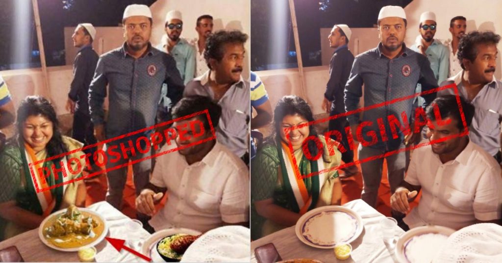 Photoshopped image circulated to malign INC candidate contesting bypoll in Bengaluru