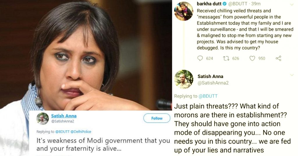 Admin of FB page who called for violence against inter-faith couples now targets Barkha Dutt
