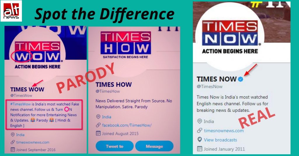 Yet another parody account of Times Now – Times Wow, targets Navjot Singh Siddhu