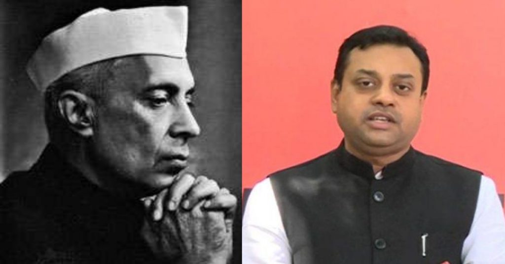 Sambit Patra ascribes false “I am Hindu by accident” quote to Jawaharlal Nehru yet again