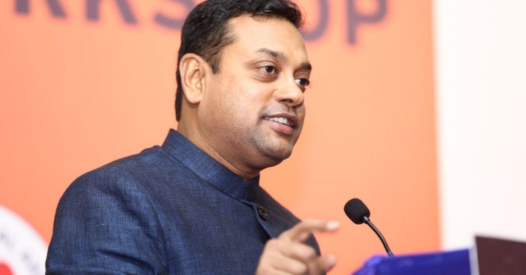 No, Sambit Patra has not been removed from the post of BJP spokesperson