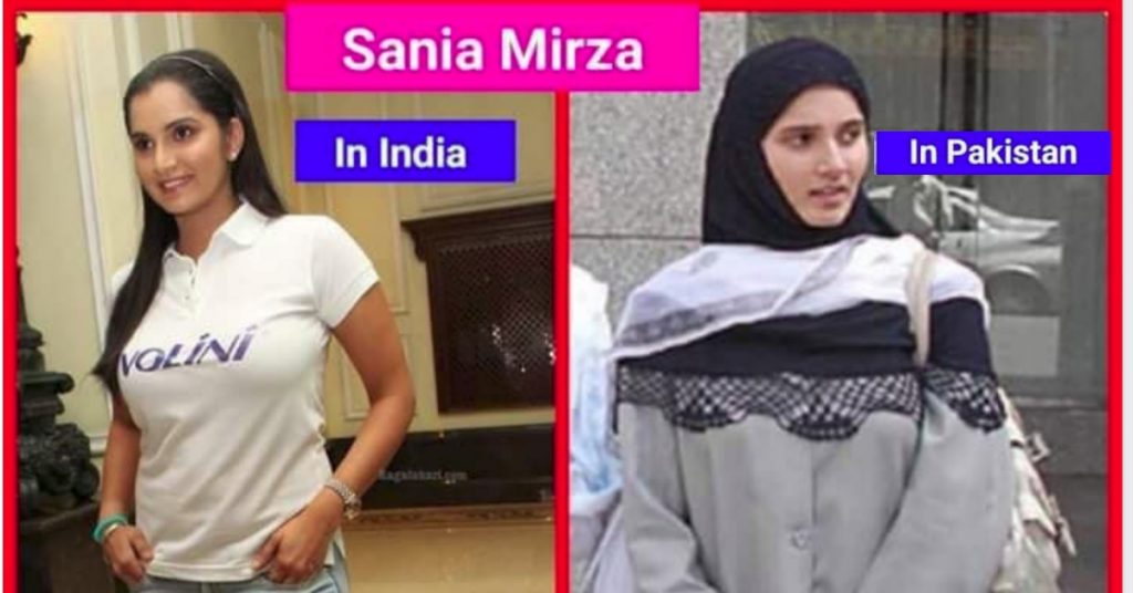Viral picture claims Sania Mirza dresses freely in India, but wears a Hijab in Pakistan. What’s the truth?