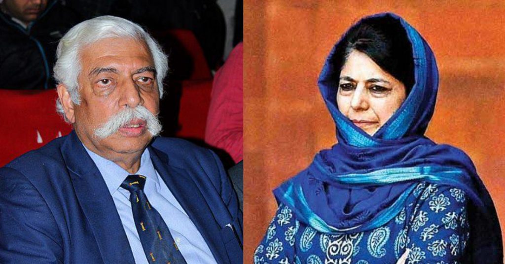General G D Bakshi makes false claim about Mehbooba Mufti and 2014 Budgam firing