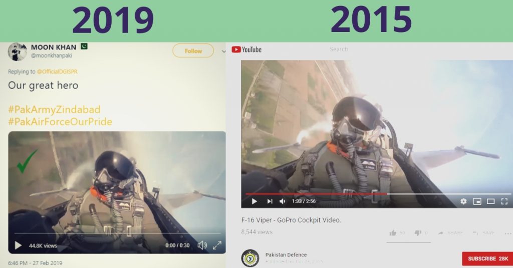 Pak social media accounts share manufactured video of Indian air force jet being shot down