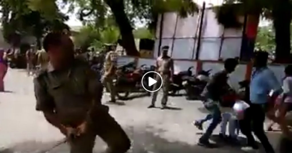 Old video from UP viral as lathi-charge by Andhra Pradesh police on protesting youth