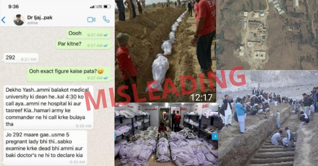 Narrative of mass casualties due to IAF airstrike kept alive using serial misinformation