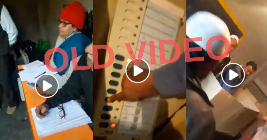 Video of alleged EVM malfunction during 2017 UP civic polls viral as that of Lok Sabha elections