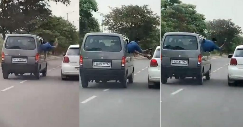 Brazen display of lawlessness in Noida? No, this is a staged video