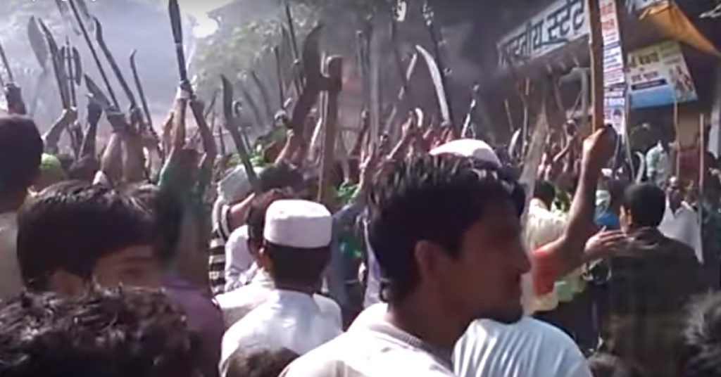 Muharram procession video doctored with slogans against PM, Shiv Sena, Bajrang Dal