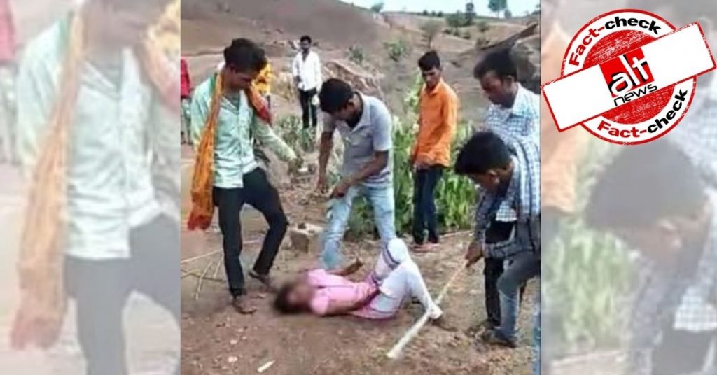 Tribal woman assaulted in MP in 2019 for eloping with Dalit man shared with multiple false claims