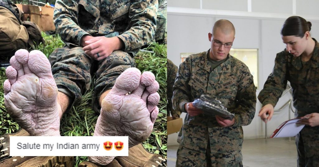 Fact-check: Are those worn-out feet of an Indian soldier on active duty?