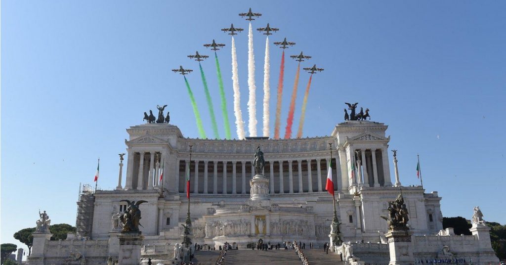 Italian Air Force celebrating Italy’s Republic Day viral as Indian Independence Day celebration at Trafalgar Square