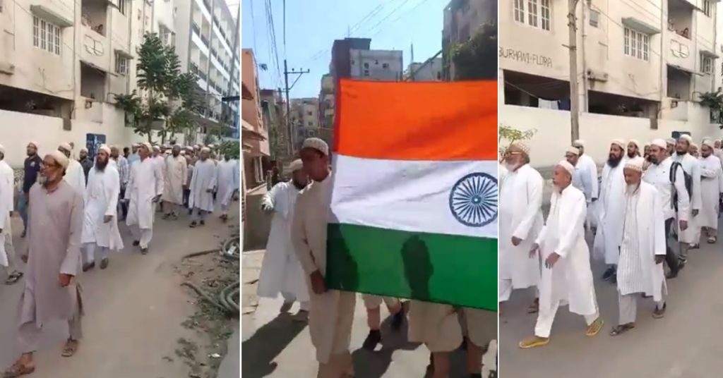 Video from Bangalore viral as Kashmiris taking out rally in J&K chanting ‘Bharat Mata ki Jai’