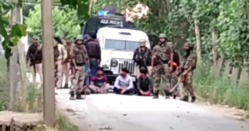 Alleged ‘human shield’ incident from 2018 being shared in Pak social media as recent