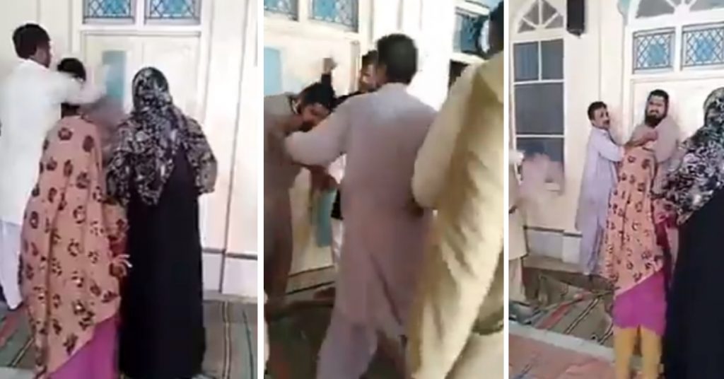 Old video of Maulvi beaten in Pakistan for molesting a girl viral in Indian social media