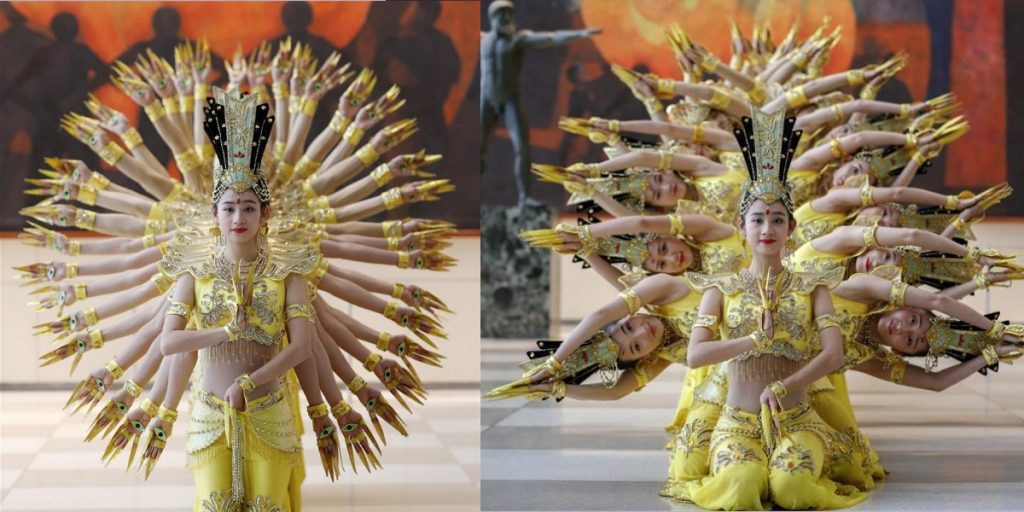 Chinese dance video edited and passed off as Indian performance on Hindu devotional song