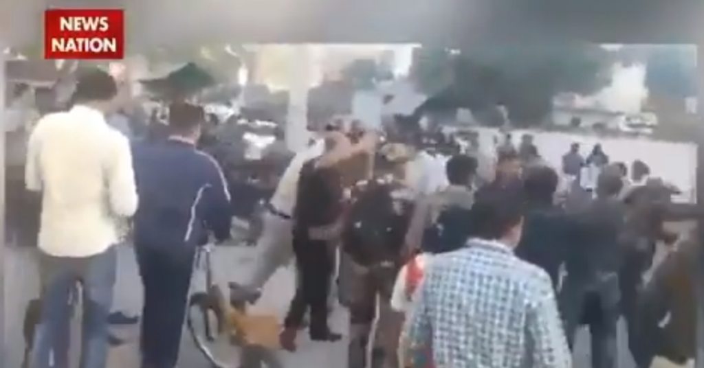 Old video from Delhi shared as clash over NRC between police and army personnel in Assam