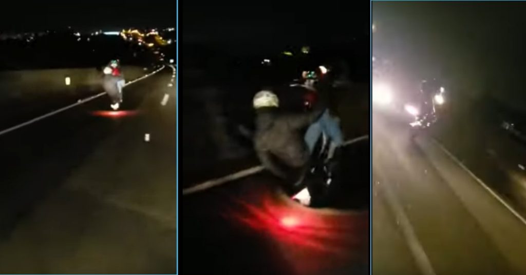 Video of biker knocked by speeding car in Brazil shared as Bengaluru
