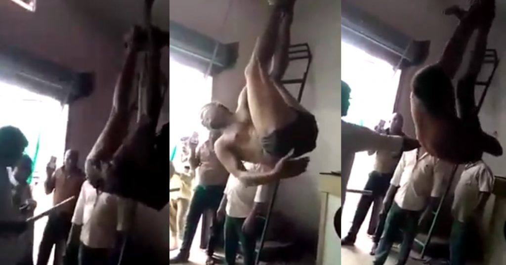 Did BJP MLA torture a man tied upside-down? No, old video from Maharashtra viral