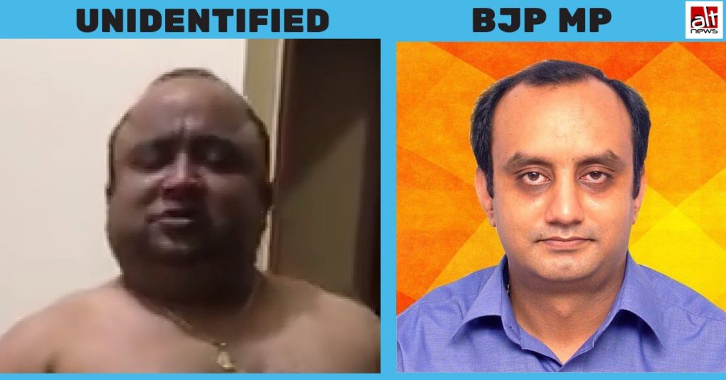 Video of unidentified drunk man shared as BJP leader Sudhanshu Trivedi
