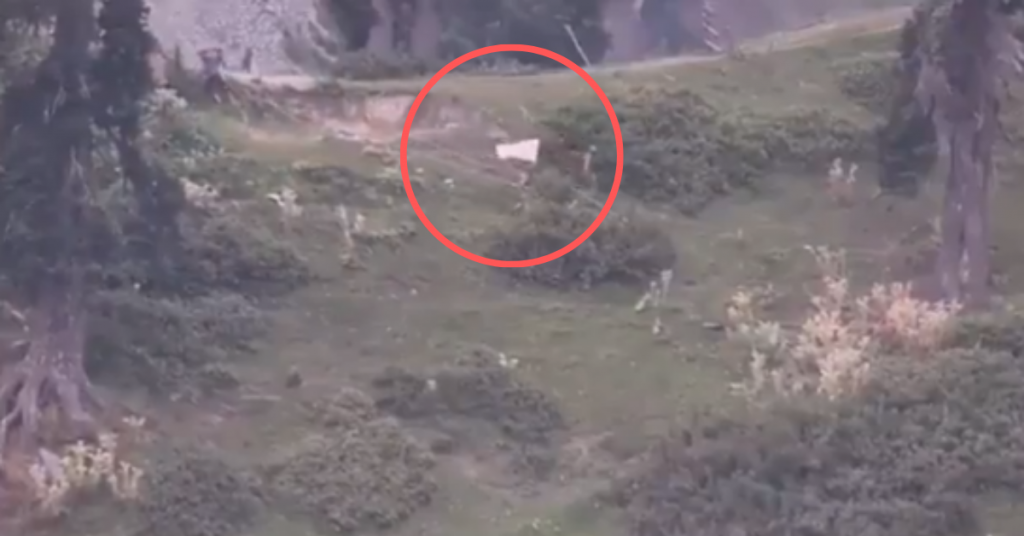 Old video shared by Pak social media users to falsely claim white flag raised by Indian army
