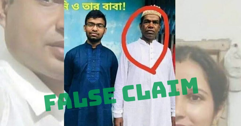 Image from Bangladesh shared as Murshidabad triple murder accused
