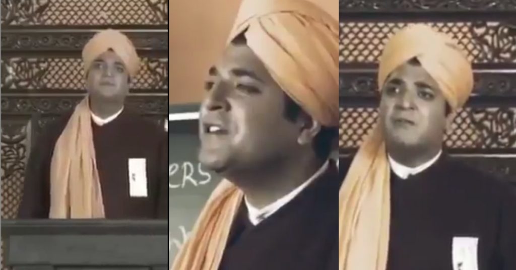 Movie clip shared as actual footage of Swami Vivekananda’s Chicago address