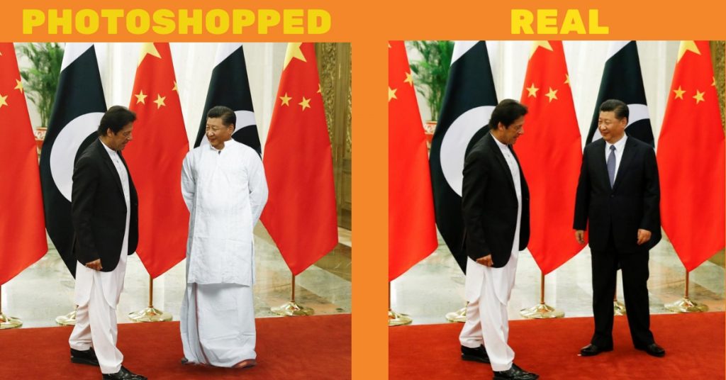 Satirical image of Chinese President Xi Jinping in Indian attire shared as real
