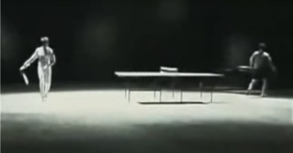 Bruce Lee playing table tennis with nunchaku? No, old Nokia ad viral