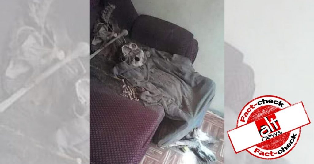 Unrelated image, true incident: Woman’s skeleton found by son in Mumbai house in 2017
