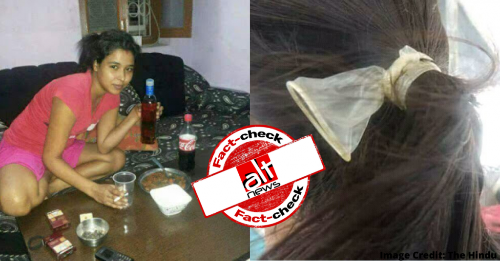 Random images of young women picked off the internet circulated to discredit JNU students’ protest