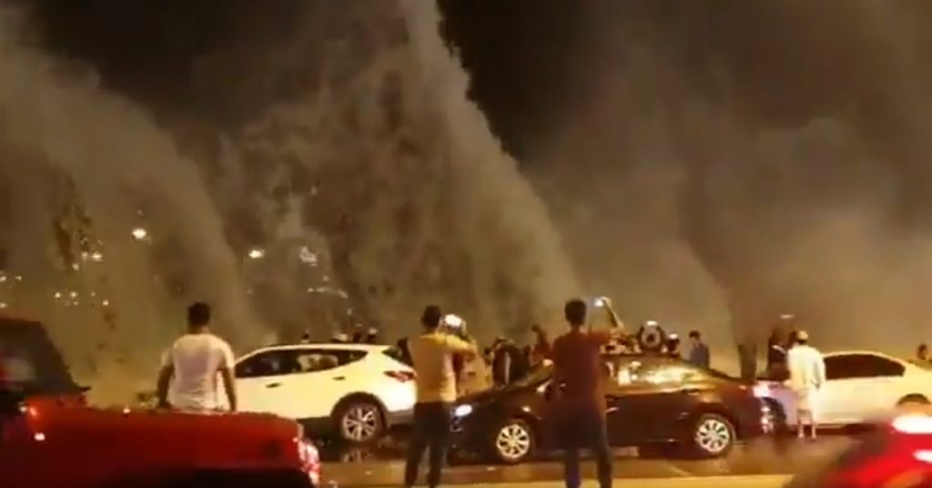 Videos from Oman showing tidal waves lashing coast shared as Marine Lines, Mumbai