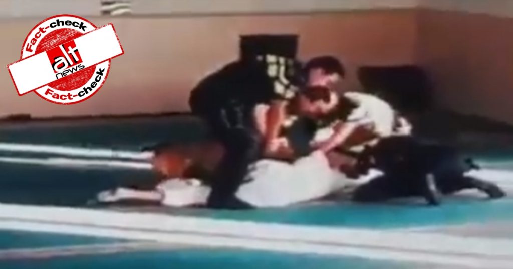 Old video shared to claim Norway police attacked Imam opposing Quran burning