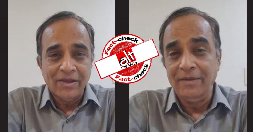 No, man criticizing judicial system in viral video after Hyderabad rape is not Justice Srikrishna
