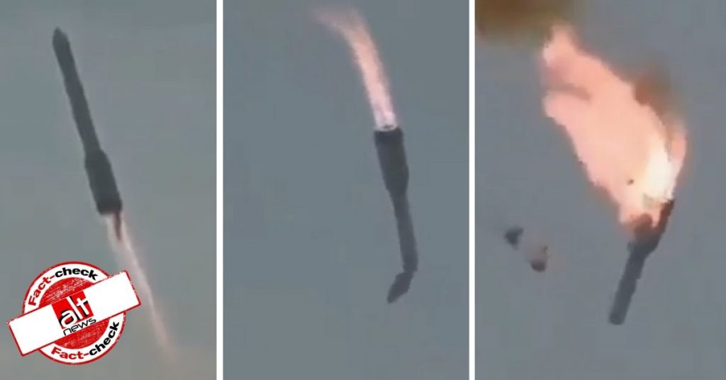 Video of Russian rocket viral as failed launch test of Pakistan’s Ghaznavi missile