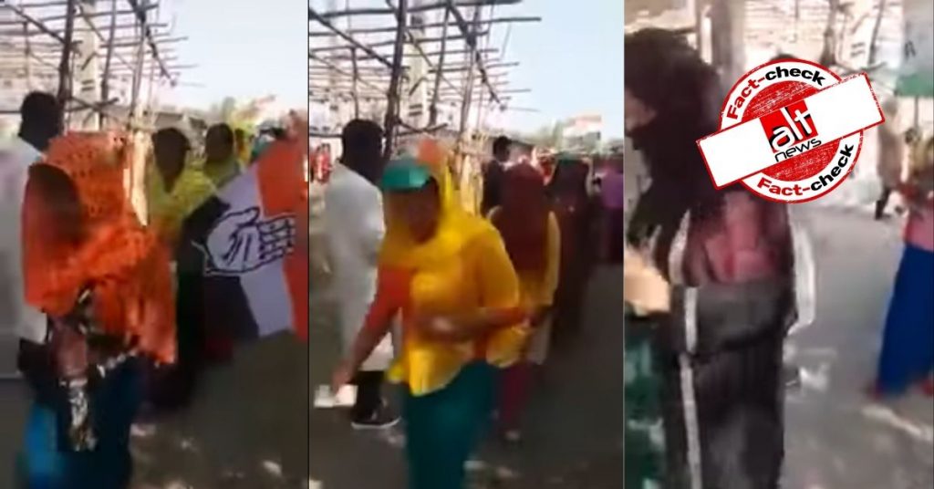 Old video from Manipur shared as women receiving cash in the backdrop of CAA protests