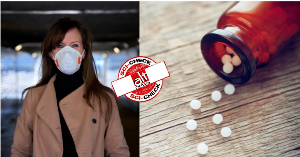 No, homeopathic drug ‘Arsenicum album 30’ cannot prevent Coronavirus infection, as claimed by AYUSH ministry