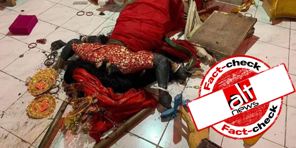 Robbery attempt communalised as Kali idol vandalised in Bengal’s Siliguri