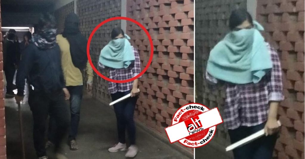 Investigating the masked woman photographed during JNU violence