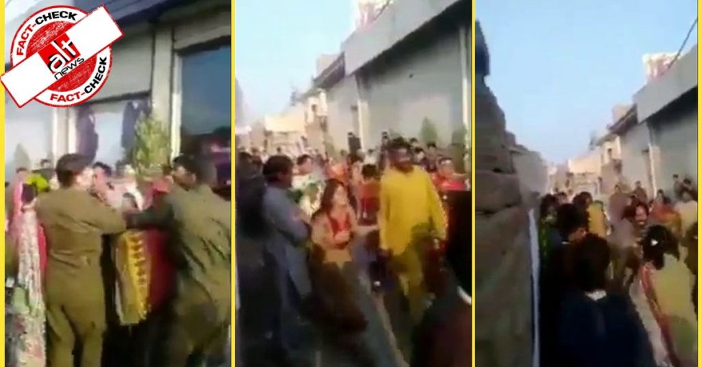 Old video of police excess in Pakistan falsely shared as atrocities on Hindu women