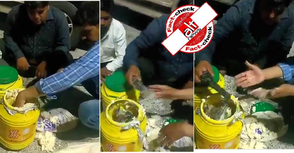 Old, unrelated video of arms hidden inside cans of ghee falsely linked to Delhi riots