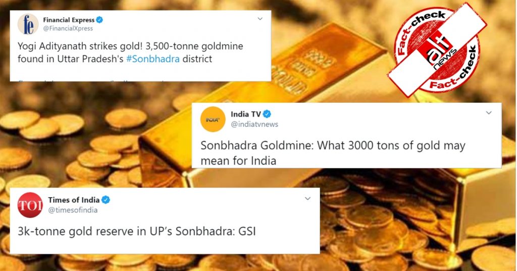 How Indian media fooled the nation about a massive discovery of gold reserves