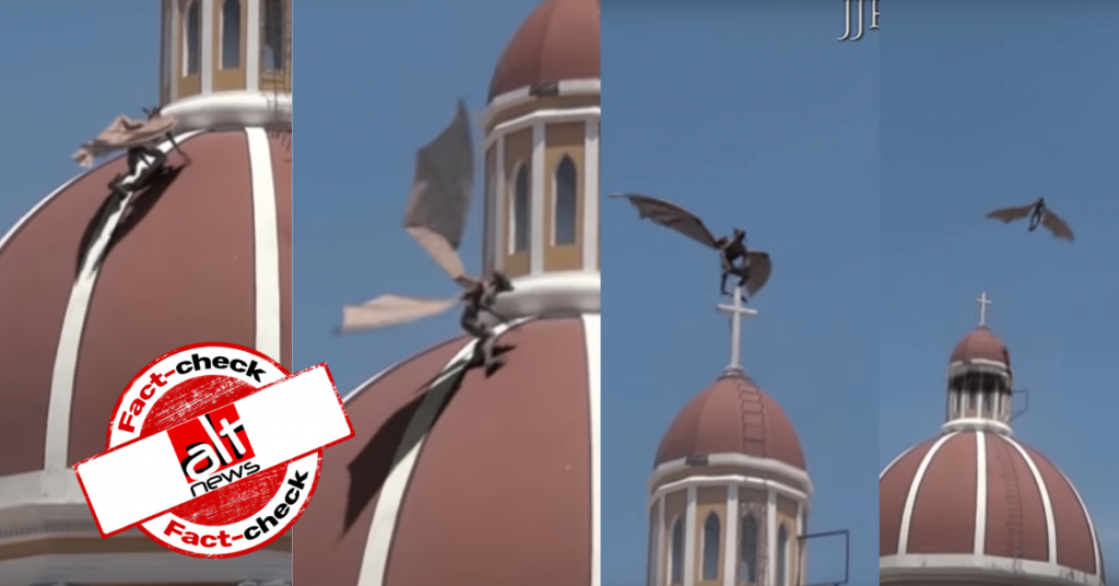 Digitally created horror video shared as attack on Italian church by Islamic forces
